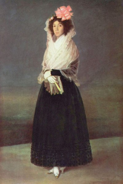 Portret van María Rita de Barrenechea y Morante door Francisco de Goya